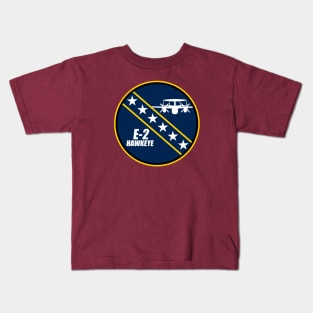 E-2 Hawkeye Patch Kids T-Shirt